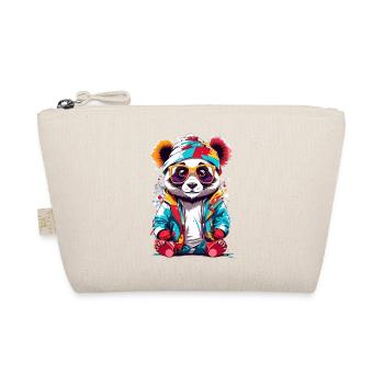 Coole Panda - Bio-Täschchen - Natur - Vorne