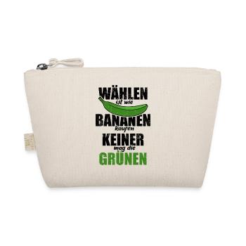 Wählen ist wie Bananen kaufen - keine Grünen - Bio-Täschchen - Natur - Vorne