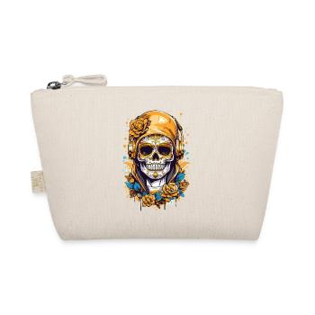 Golden Sugar Skull - Organic Pouch - nature - Front