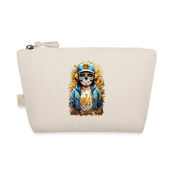 Golden Sugar Skull - Organic Pouch - nature - Front