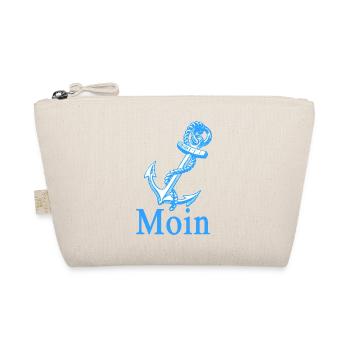 Moin mit Anker - Bio-Täschchen - Natur - Vorne