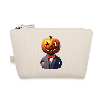 Halloween Gift Pumpkin Costume Pumpkin Costume - Organic Pouch - nature - Front