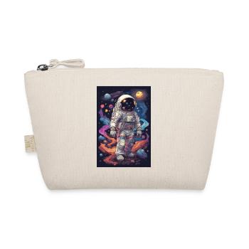 Retro Illustrations Austronaut Space - Organic Pouch - nature - Front