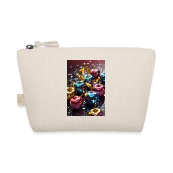 Cherries Golden Metallic - Organic Pouch - nature - Front