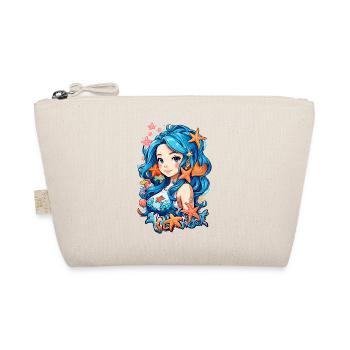 Blue Hair Mermaid - Bio-Täschchen - Natur - Vorne