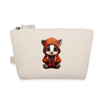 Cooler Baby Dachs - Bio-Täschchen - Natur - Vorne