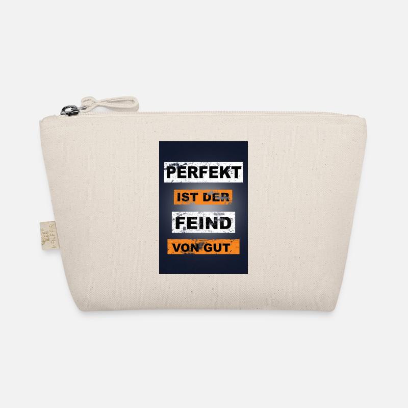 Perfekt ist der Feind von gut Graffiti Bio-Täschchen