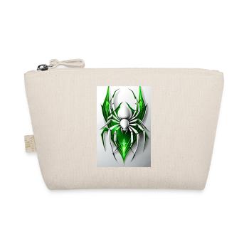 White Animals Spider - Bio-Täschchen - Natur - Vorne