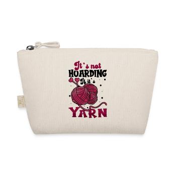 It's not hoarding if it's yarn - Bio-Täschchen - Natur - Vorne