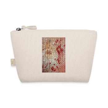 Bloody metal plate - Organic Pouch - nature - Front