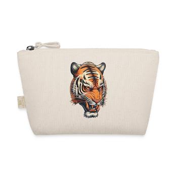 Tiger tattoo Japanese style - Organic Pouch - nature - Front