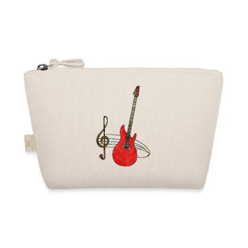 Gitarre - Bio-Täschchen - Natur - Vorne