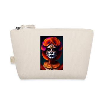 dia de los muertos design calavera catrina - Bio-Täschchen - Natur - Vorne