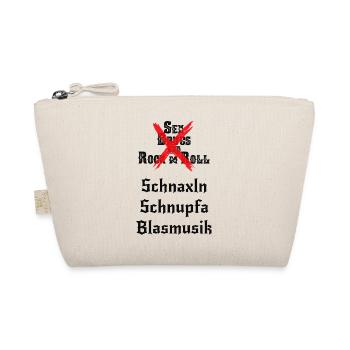 Schnaxln Schnupfa Blasmusik - Bio-Täschchen - Natur - Vorne