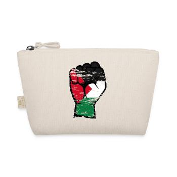 Palestine flag fist symbol used - Organic Pouch - nature - Front
