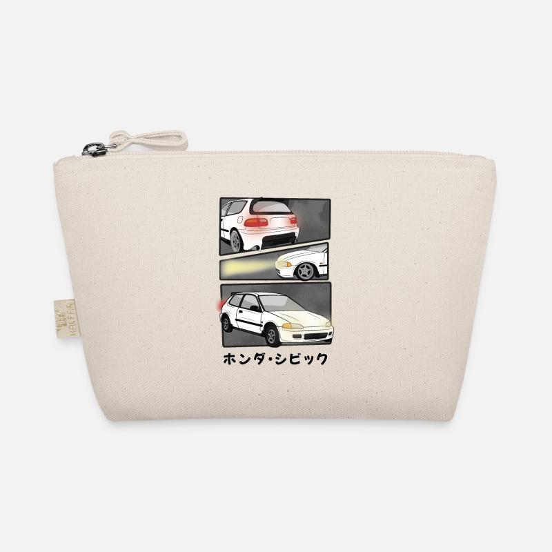 ARCTIC WHITE CAR COMIC / HATCHBACK Organic Pouch