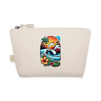 surf plage palmier soleil vacances - Trousse biologique - nature - Devant