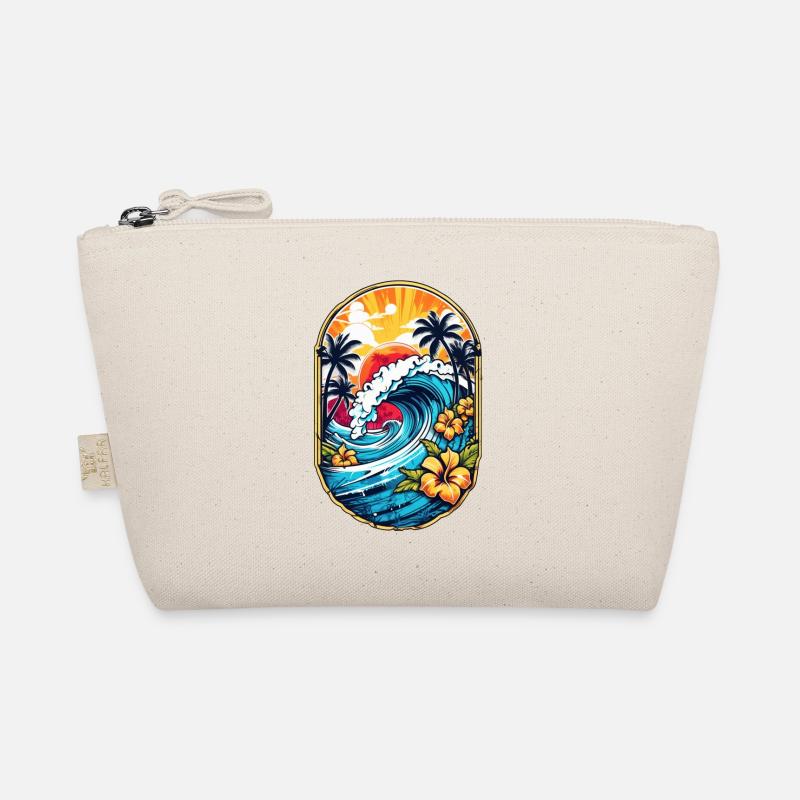 Surf Wave & Hawaii Bio-Täschchen