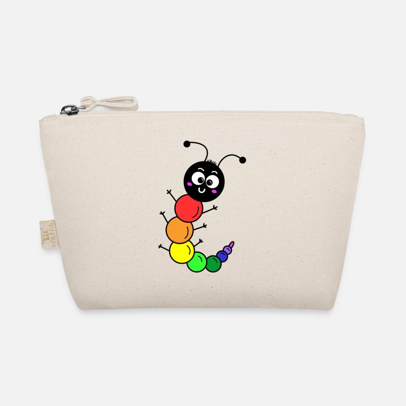 Rainbow Caterpillar - Organic Pouch - nature
