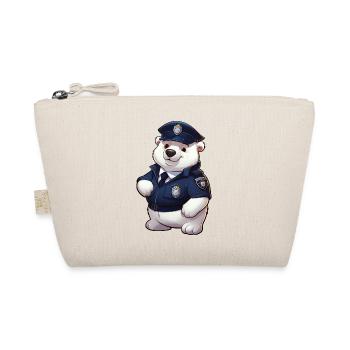Police Polar Bear - Organic Pouch - nature - Front