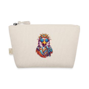 Cool Colourful Eagle in Sunglasses - Organic Pouch - nature - Front