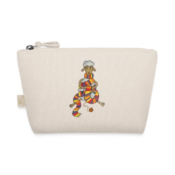 Mignon mouton tricot Laine au crochet - Trousse biologique - nature - Devant