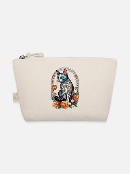 chat mexique - dia de los muertos - Trousse biologique - nature - Devant