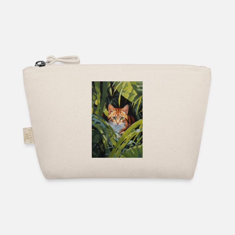 Illustration de chat roux mignon Trousse biologique