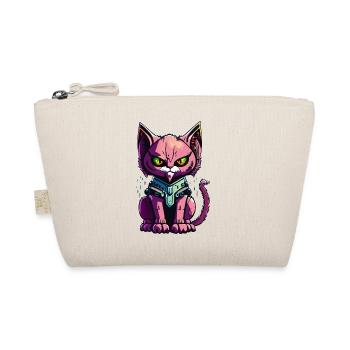 Cyberpunk Astrocat - Organic Pouch - nature - Front