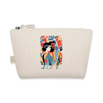 Art abstrait homme et femme - Trousse biologique - nature - Devant