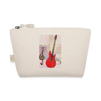 Gitarre - Bio-Täschchen - Natur - Vorne