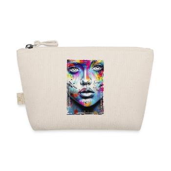Graffiti Street Art Spray Colors Cool Artist Retro - Organic Pouch - nature - Front