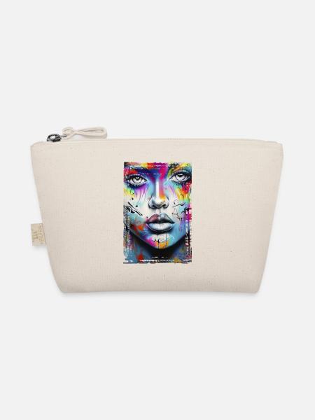 Graffiti Street Art Spray Couleurs Cool Artiste Rétro - Trousse biologique - nature