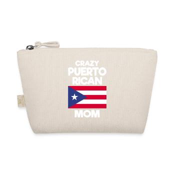 Puerto Rico | Puerto Ricaner Flagge Geschenkideen - Bio-Täschchen - Natur - Vorne
