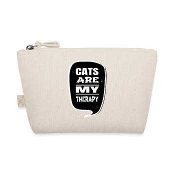 cat collage tshirts cartoon cat quote awesome - Organic Pouch - nature - Front