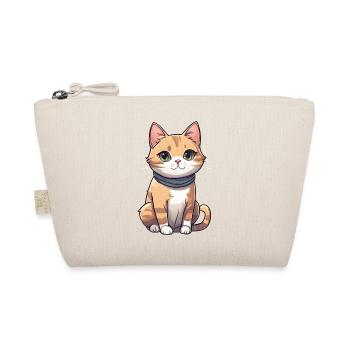 Niedliche Katze - Bio-Täschchen - Natur - Vorne