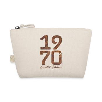 "Vintage 1970: Limited Edition in Rust Look" - Organic Pouch - nature - Front