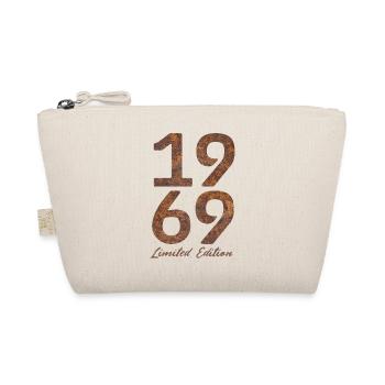 "Vintage 1969: Limited Edition in Rust Look" - Organic Pouch - nature - Front
