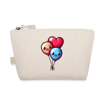Balloon hearts also for children and birthdays - Organic Pouch - nature - Front