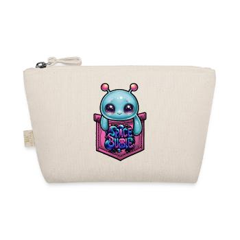 Space Bubble Pocket Kawaii - Organic Pouch - nature - Front