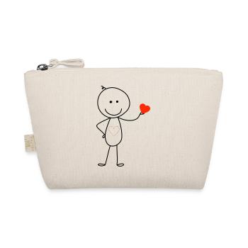 tiens mon cœur - idée cadeau saint Valentin - Trousse biologique - nature - Devant