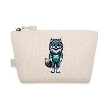 Cool Wolf - Organic Pouch - nature - Front