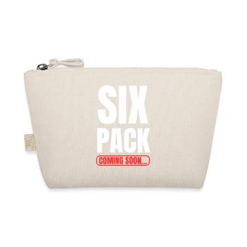 Six Pack coming soon! Fitness Motivation Sport - Organic Pouch - nature - Front