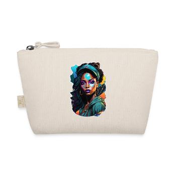 Afro Woman - Beauty - Organic Pouch - nature - Front