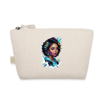 Afro Woman - Beauty - Organic Pouch - nature - Front