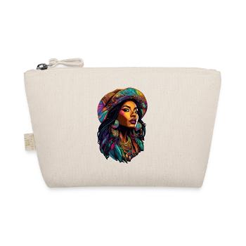 Afro Woman - Beauty - Organic Pouch - nature - Front
