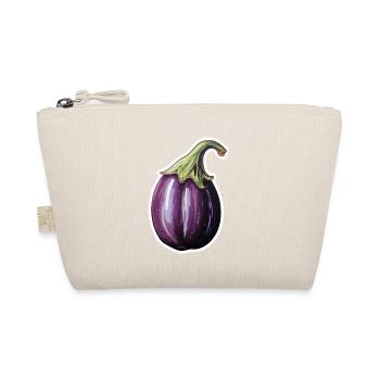 Aubergine bulbous - Organic Pouch - nature - Front