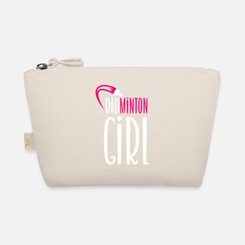Badminton Mädchen Bio-Täschchen
