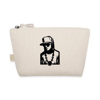 Hip Hop Dude (einfach) - Bio-Täschchen - Natur - Vorne