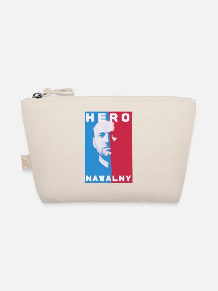 hero, Russia, rip, Alexei Navalny,Navalny - Organic Pouch - nature - Front